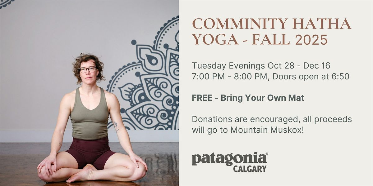 Patagonia Calgary Community Hatha Yoga - Fall 2025