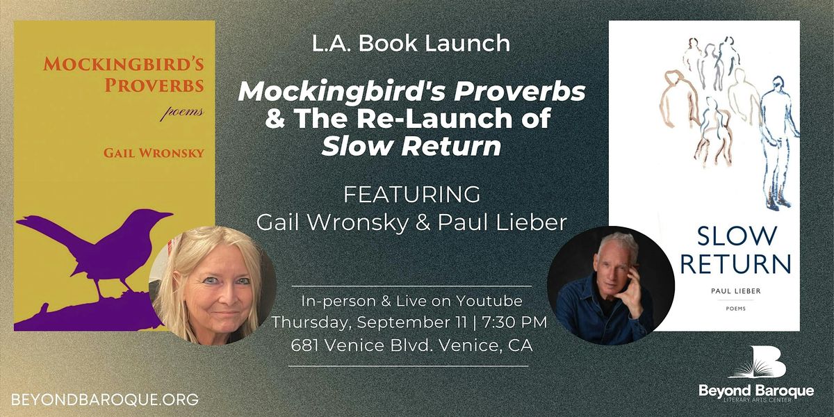 L.A. Book Launch: Gail Wronsky & Paul Lieber