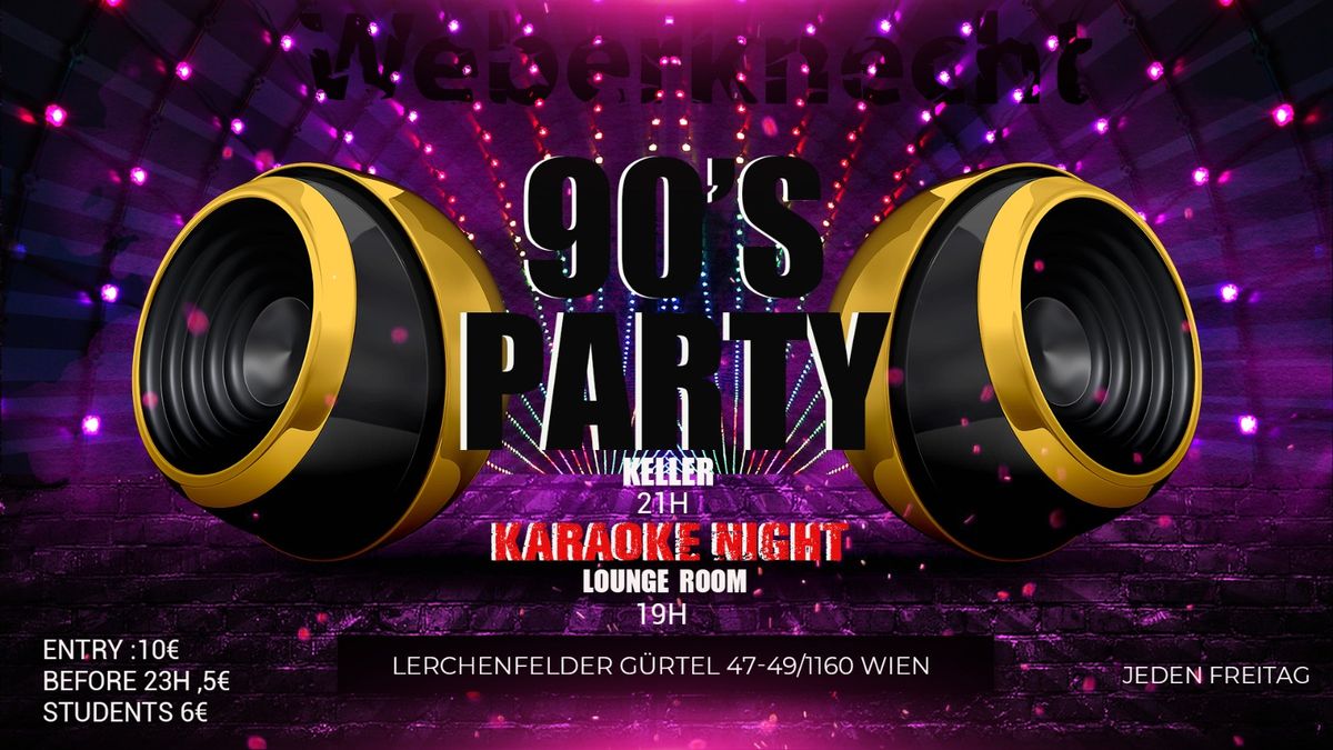  The 90\u00b4s Back on the Dancefloor Party@Weberknecht