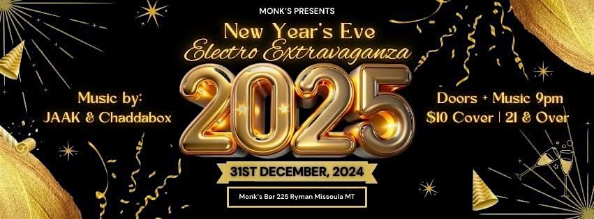 Monk\u2019s Presents New Year\u2019s Eve Electro Extravaganza