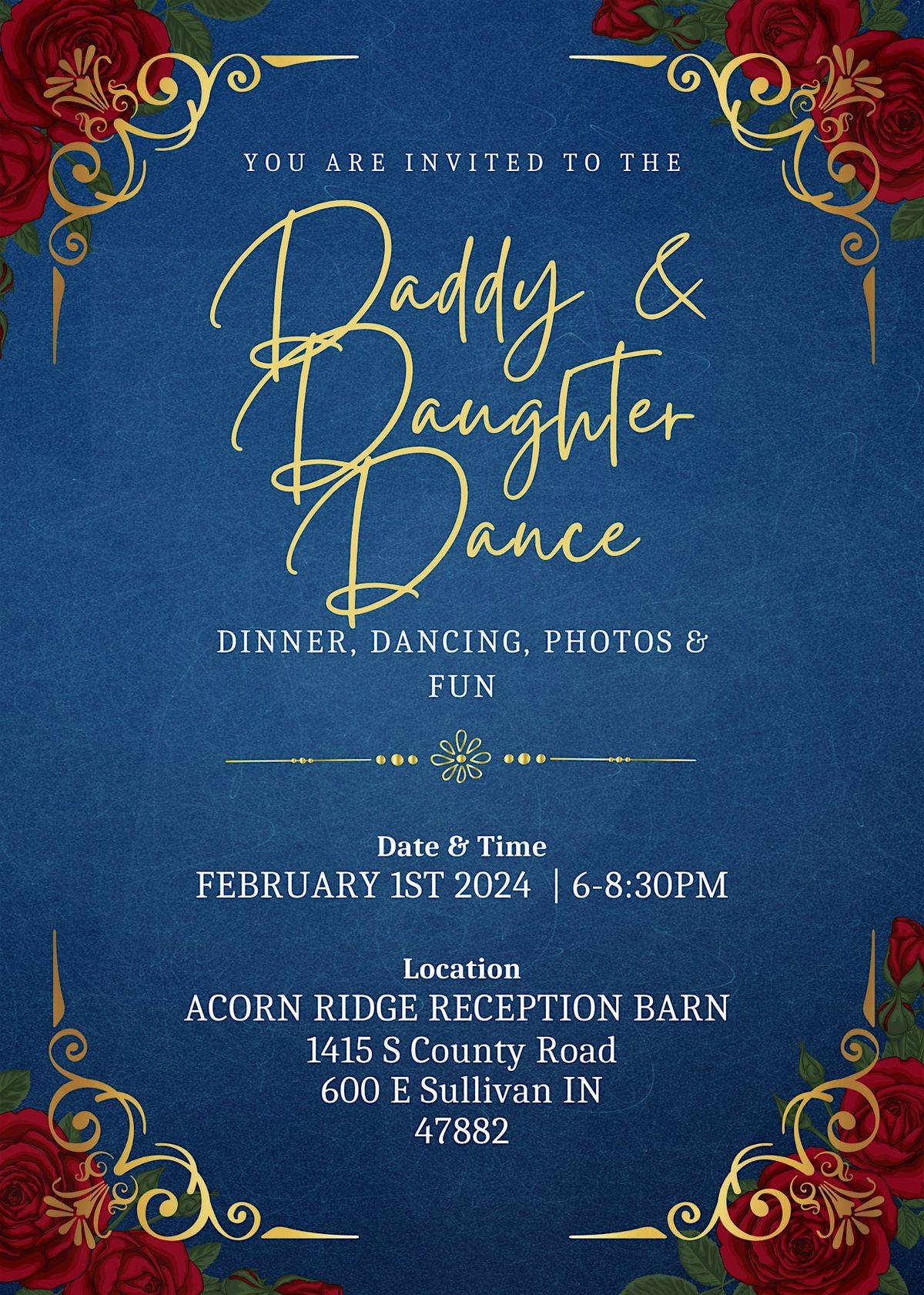 3rd Annual Daddy & Daughter Dance