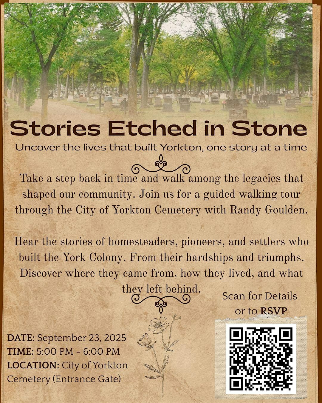 Guided Historical Cemetery Walking Tour