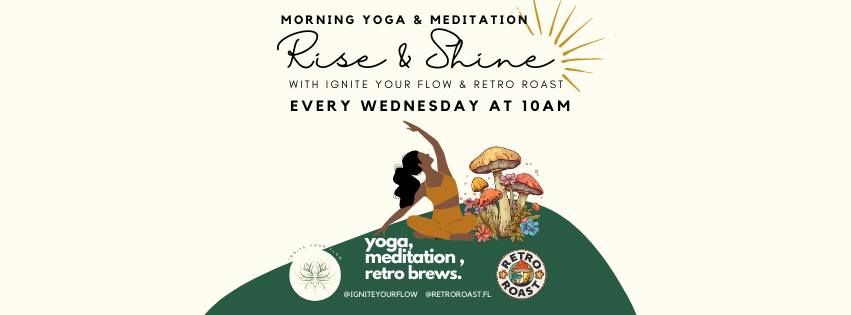 Rise & Shine Yoga & Retro Brews - Coffee + Outdoor Yoga, Downtown Orlando