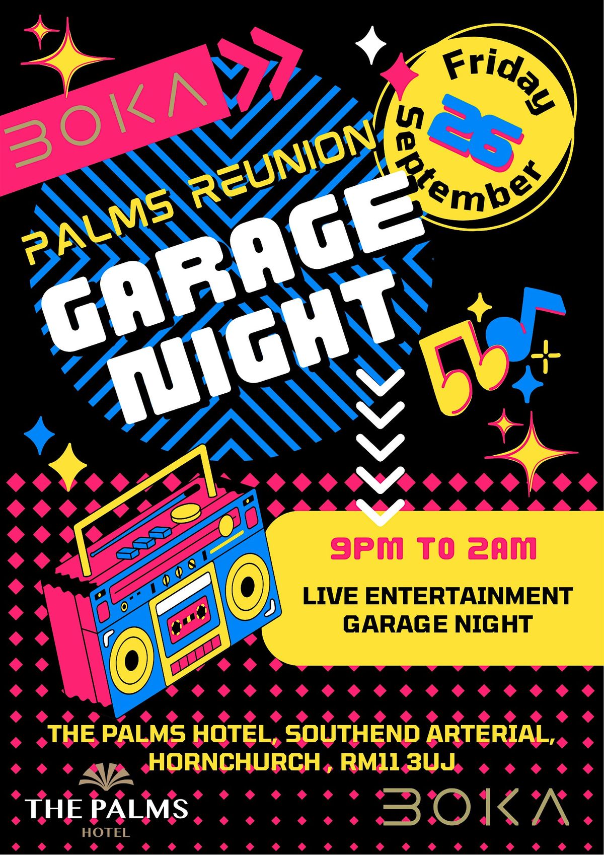 Palms Reunion Garage Night!