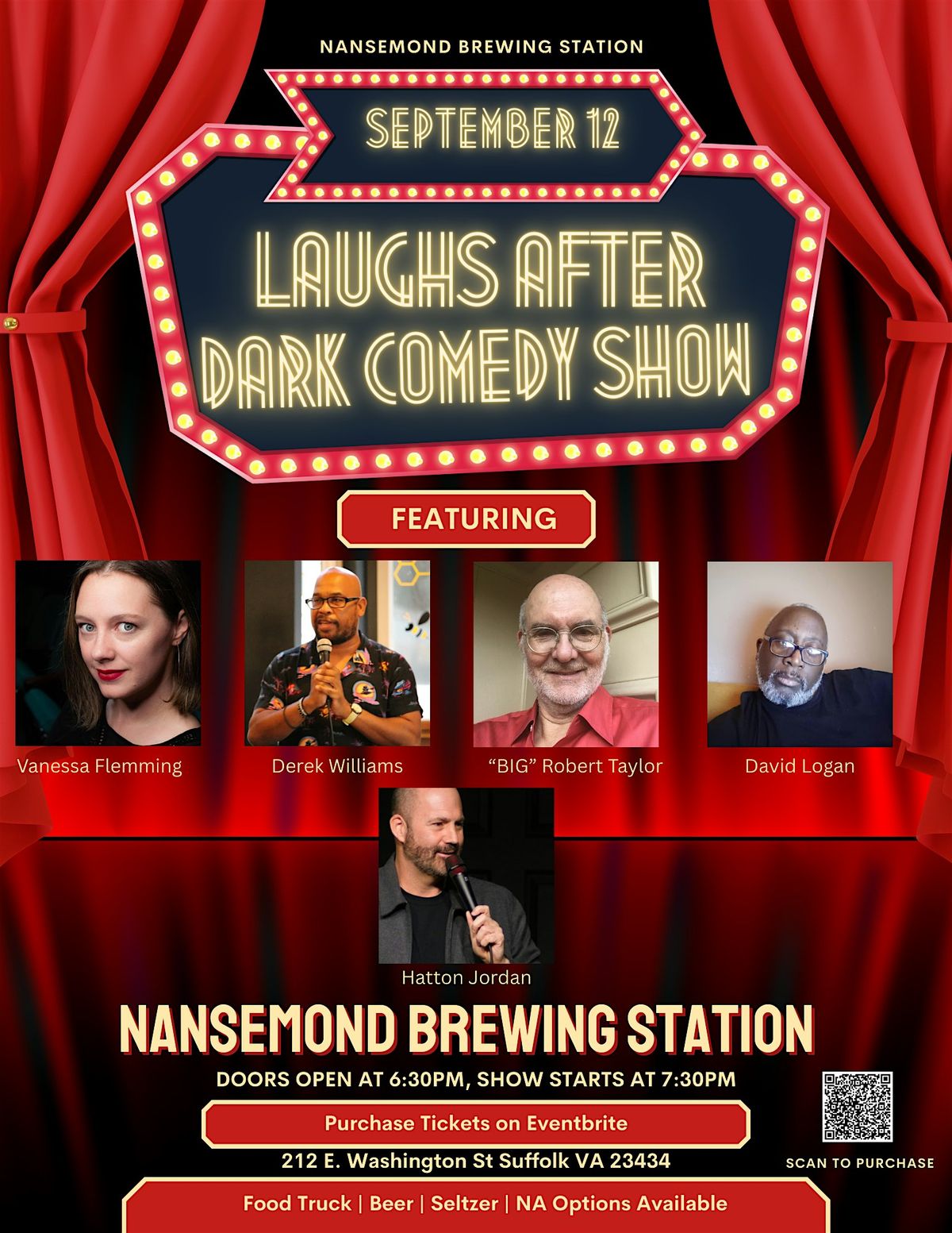 Laughs After Dark - A Pro Stand Up Comedy Show @ Nansemond Brewing Station