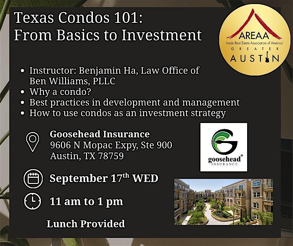 Texas Condos 101:From Basics to Investments