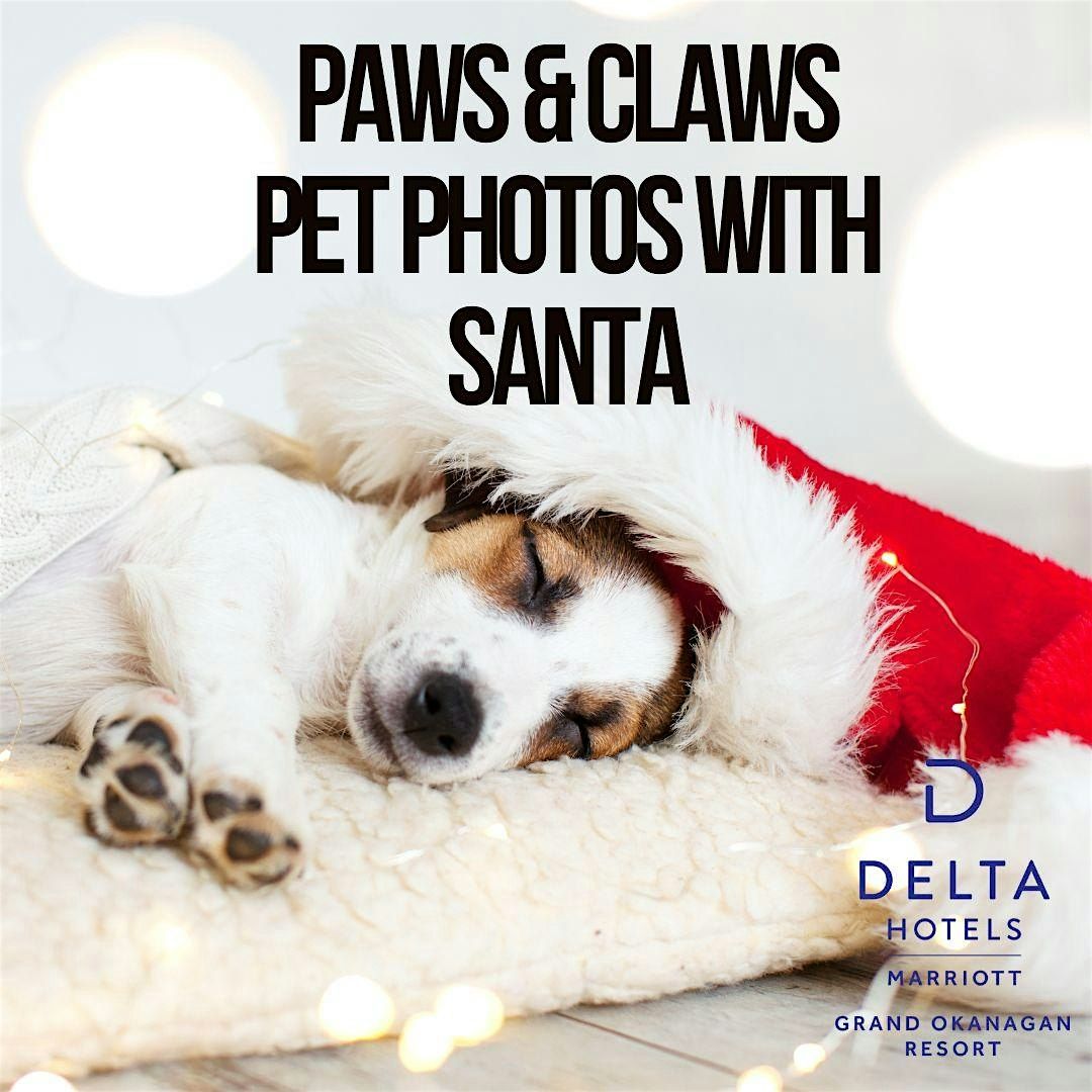 Paws & Claws Santa Pet Photos at The Delta Grand