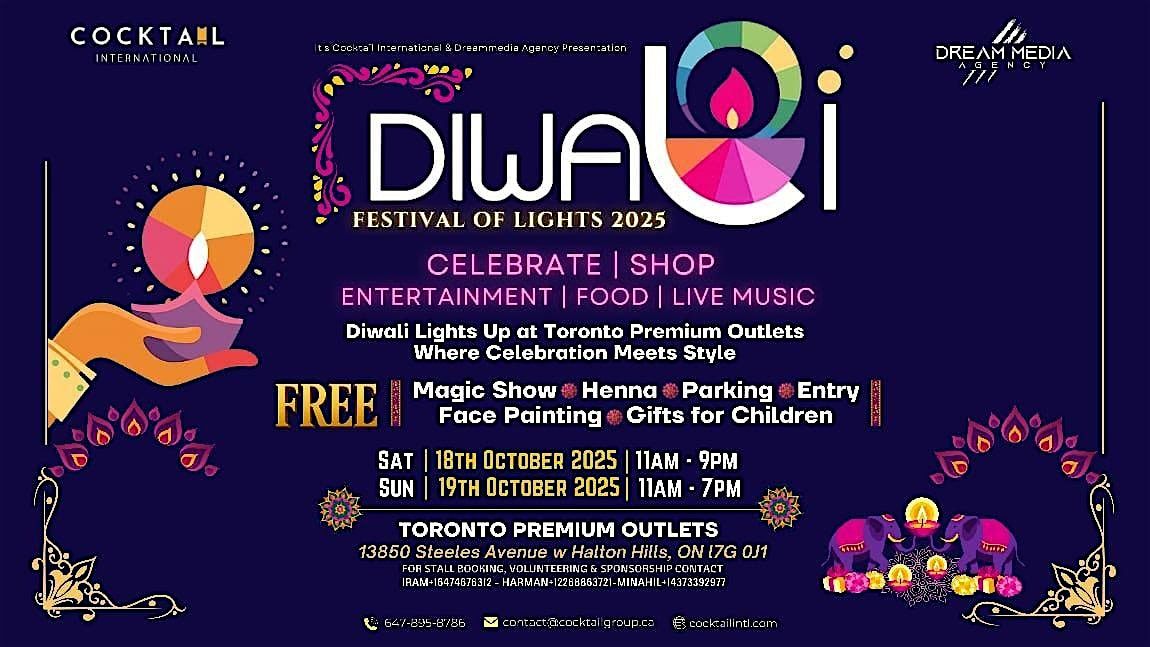 Diwali Festival - Toronto Premium Outlets 2025