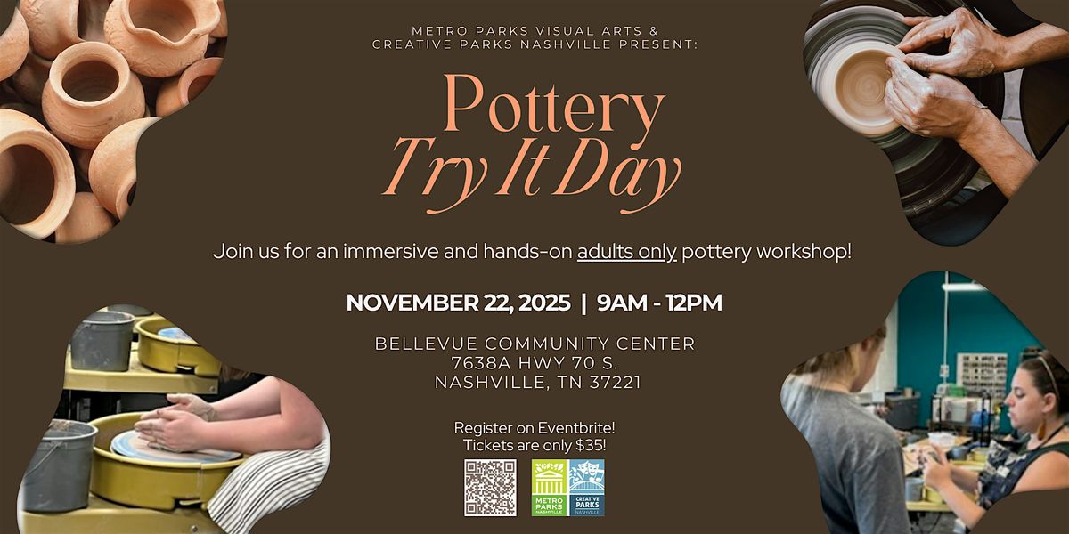 Adults Only Pottery Try It Day