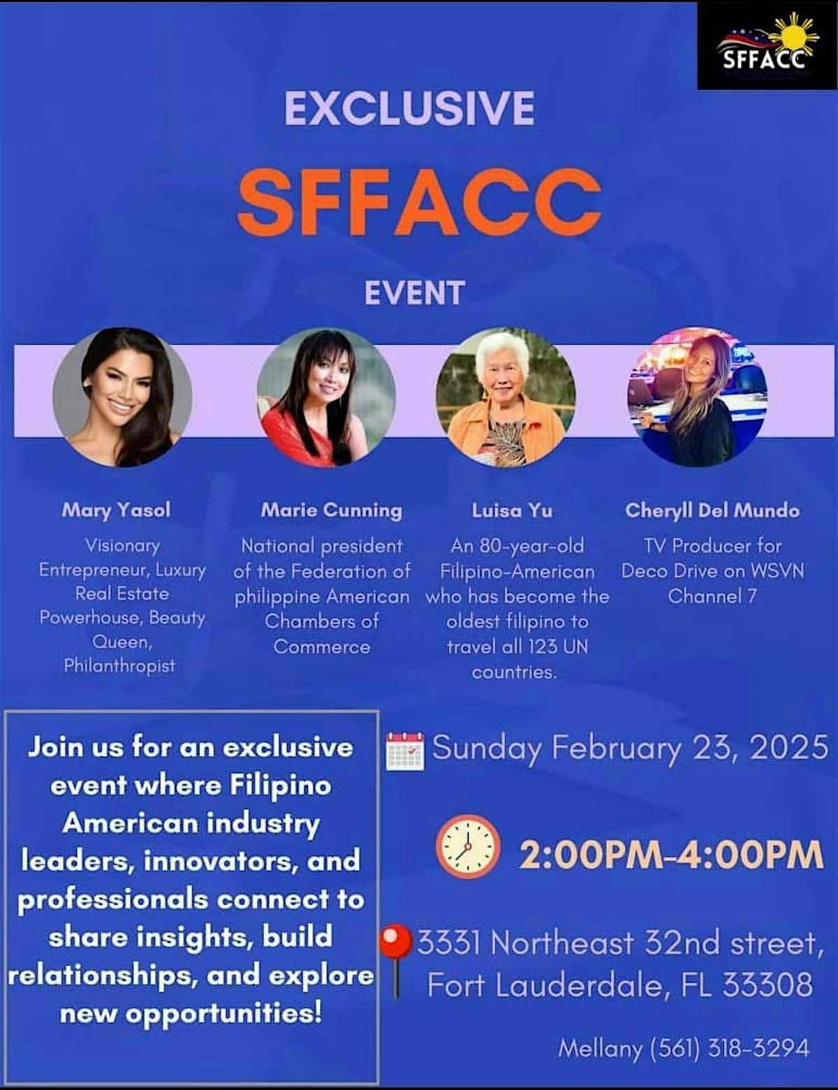 SFFACC Exclusive Event