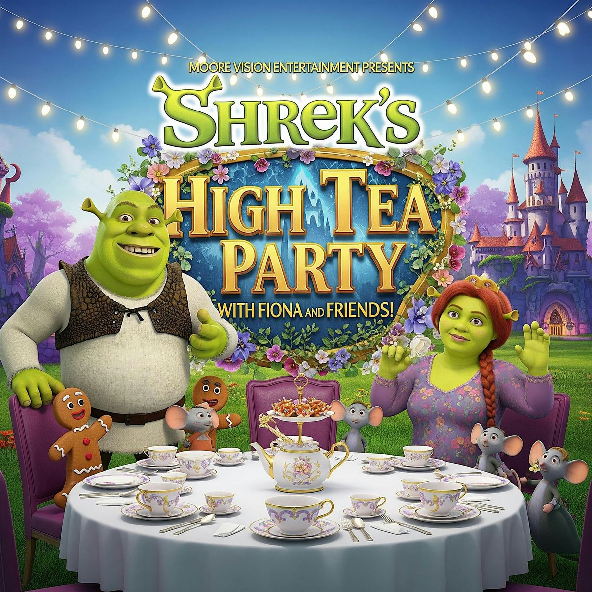 Shrek's High Tea Party with Fiona and Friends!