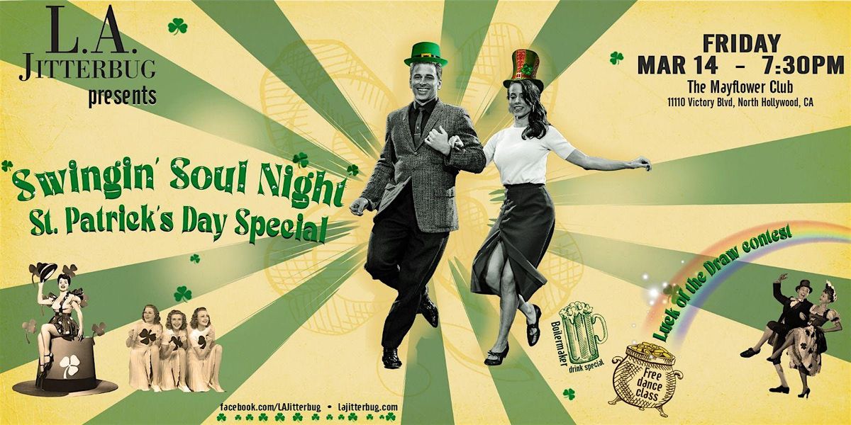 Swingin' Soul  St. Paddy's  and Luck of the Draw Contest!