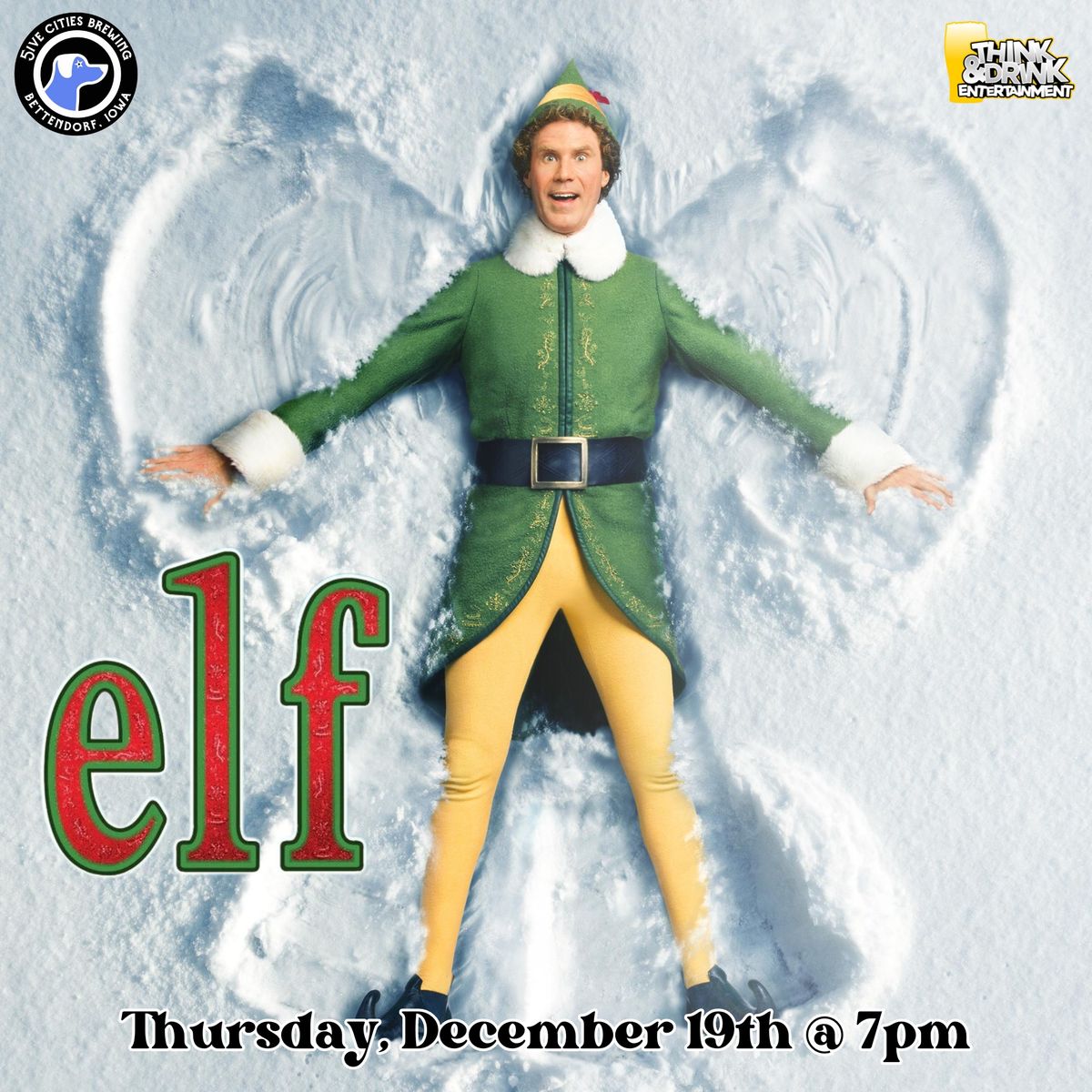 Elf Trivia Night @ Five Cities Brewing (Bettendorf, IA) \/ Thursday, December 19th @ 7pm