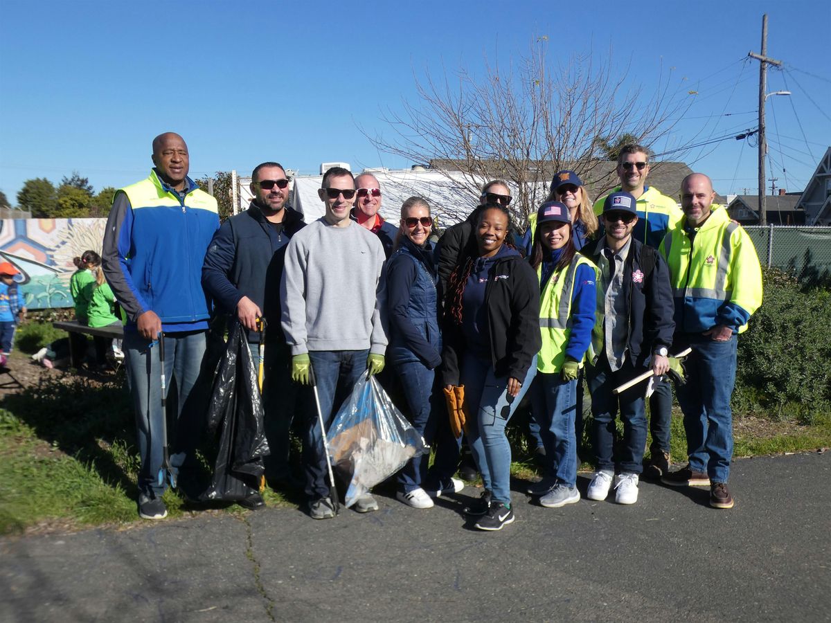 MLK Day of Service at the Richmond Greenway with the CCRCD and Earthteam