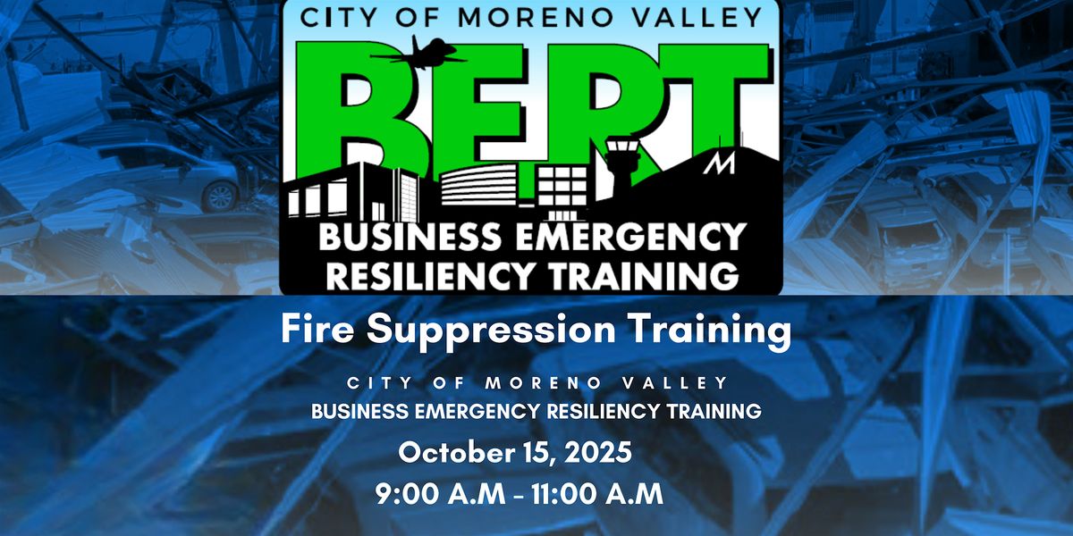 BERT - Fire Suppression Training 10\/15\/25