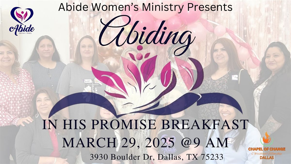 Abiding in His Promise Women\u2019s Breakfast