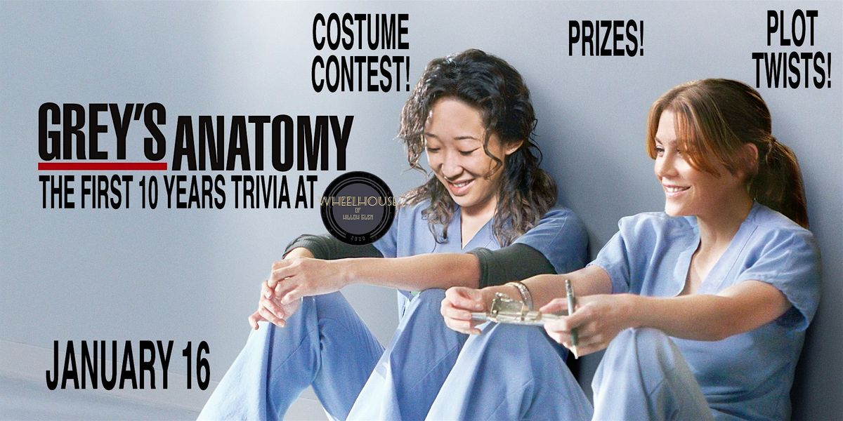 Grey's Anatomy: The First 10 Years Trivia at Wheelhouse of Willow Glen!