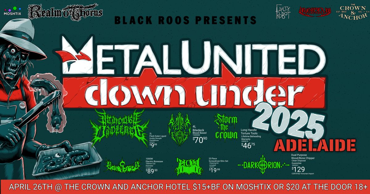 Metal United Down Under 2025 Adelaide