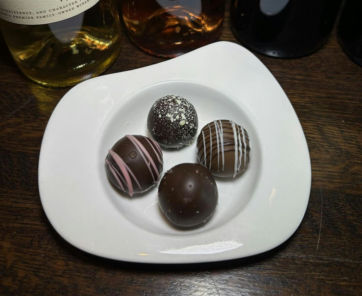 Valentine's Day Special: Wine and Chocolate Flight