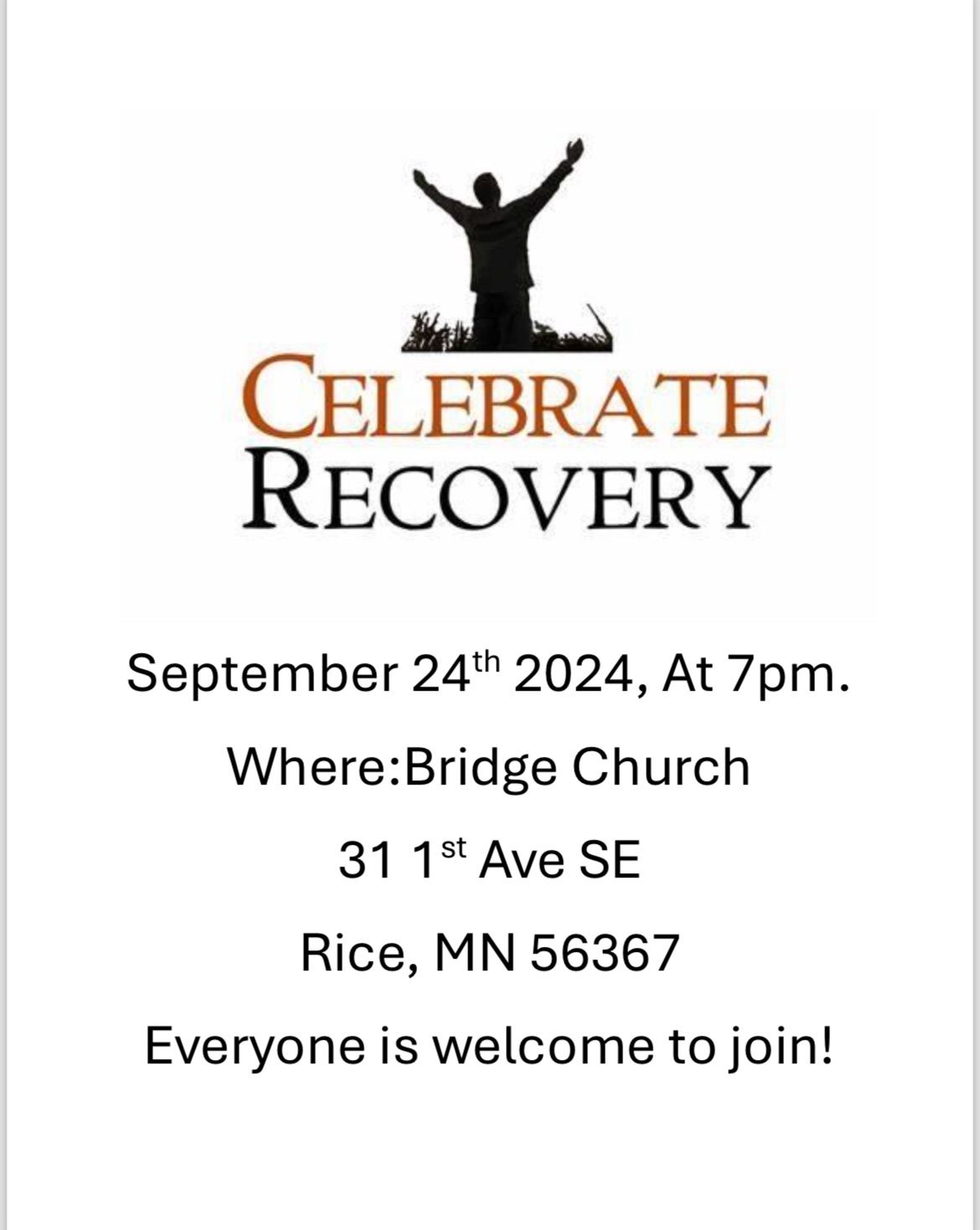 Come Celebrate Recovery