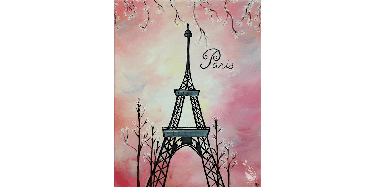 Spring in Paris - Paint and Sip in Houston | Classpop!\u2122