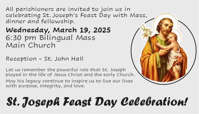 St. Joseph Feast Day Celebration 