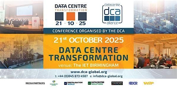 The DCA's - Data Centre Transformation Conference 2025 - 21 October 2025
