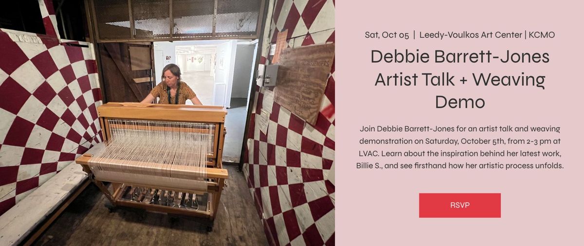 Artist Talk + Weaving Demo by Debbie Barrett-Jones