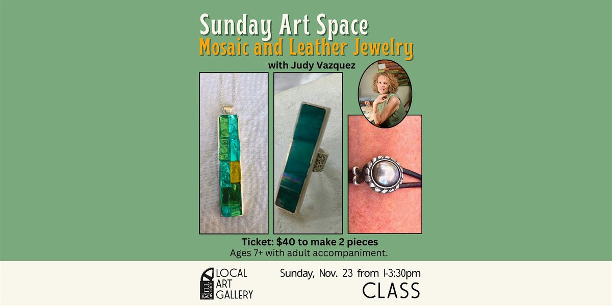 Mosaic and Leather Jewelry with Judy Vazquez