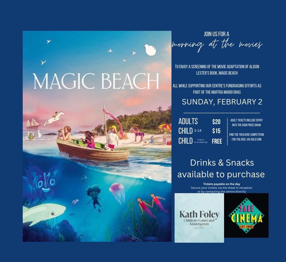 Magic Beach @ Sale Cinema Fundraiser 