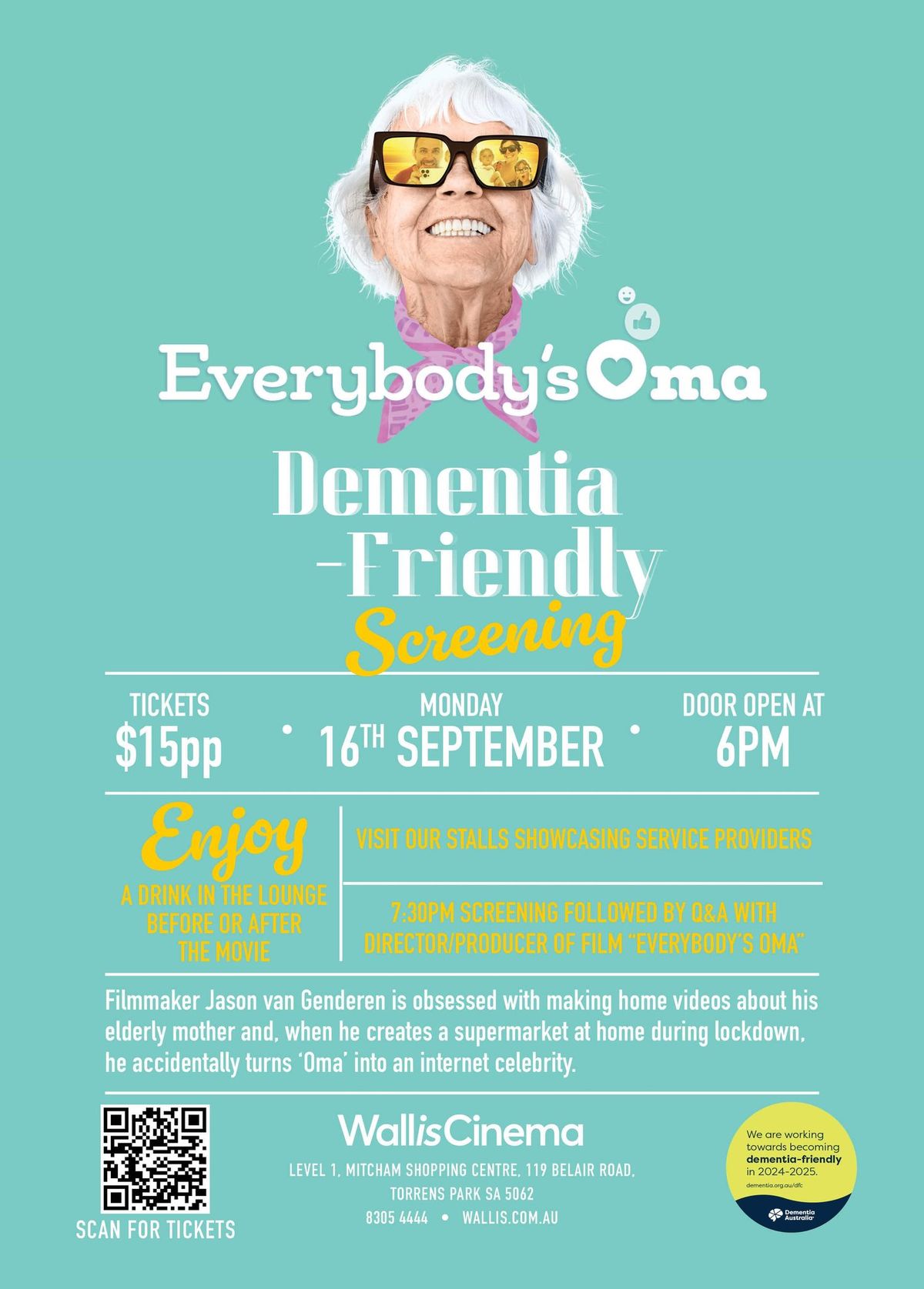 Dementia-Friendly Q&A screening of Everybody's Oma