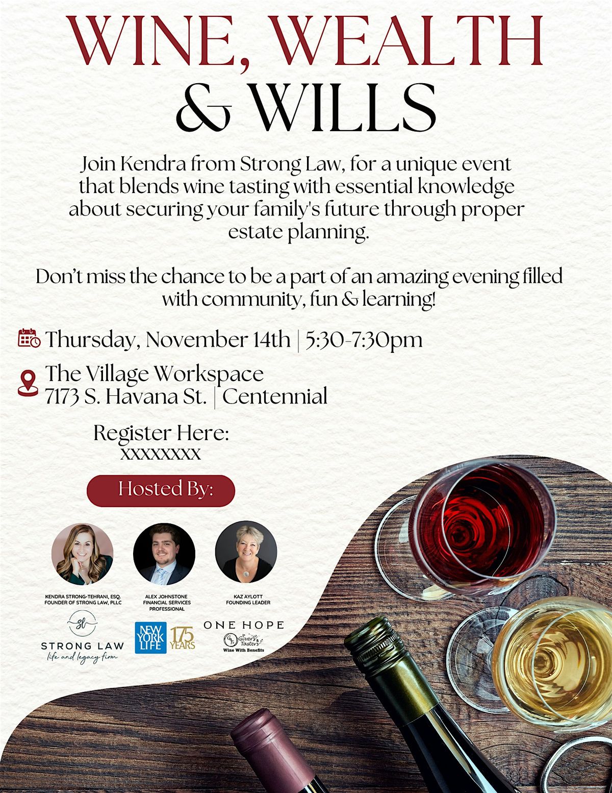 Wine, Wills & Wealth