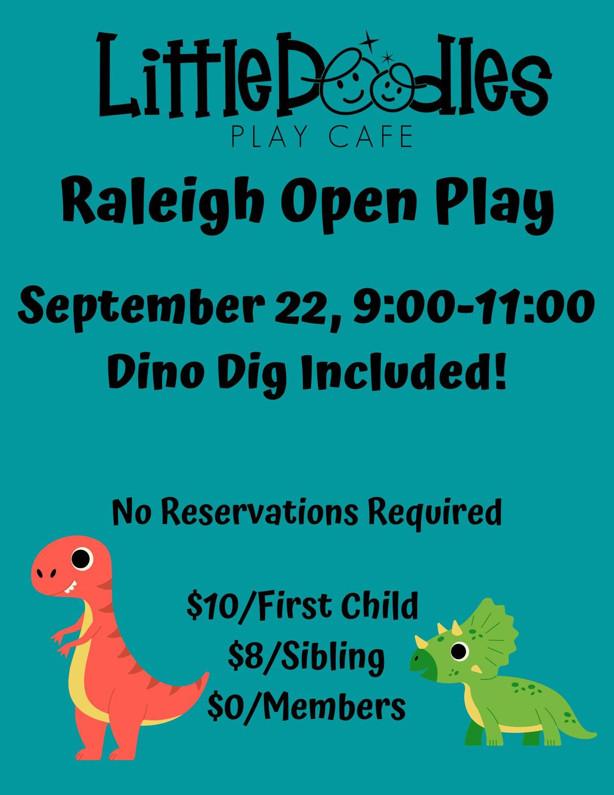 Weekend Open Play with Dino Dig, Raleigh