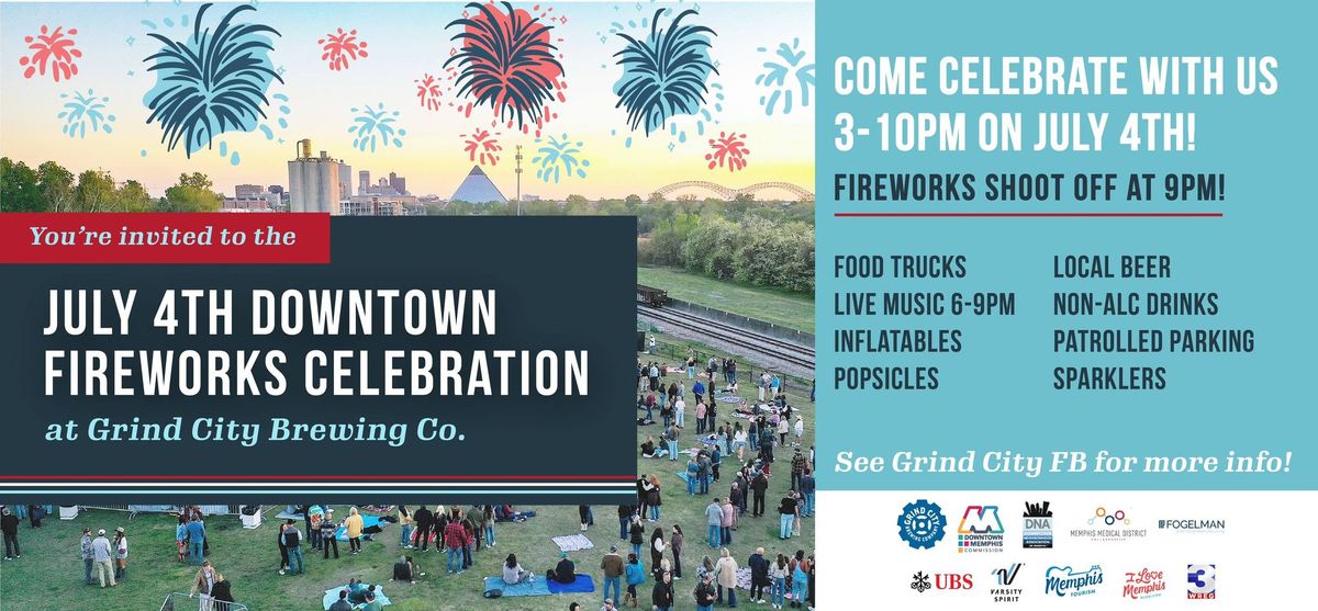 The Downtown Memphis Fireworks Celebration on July 4th! (Free to attend)