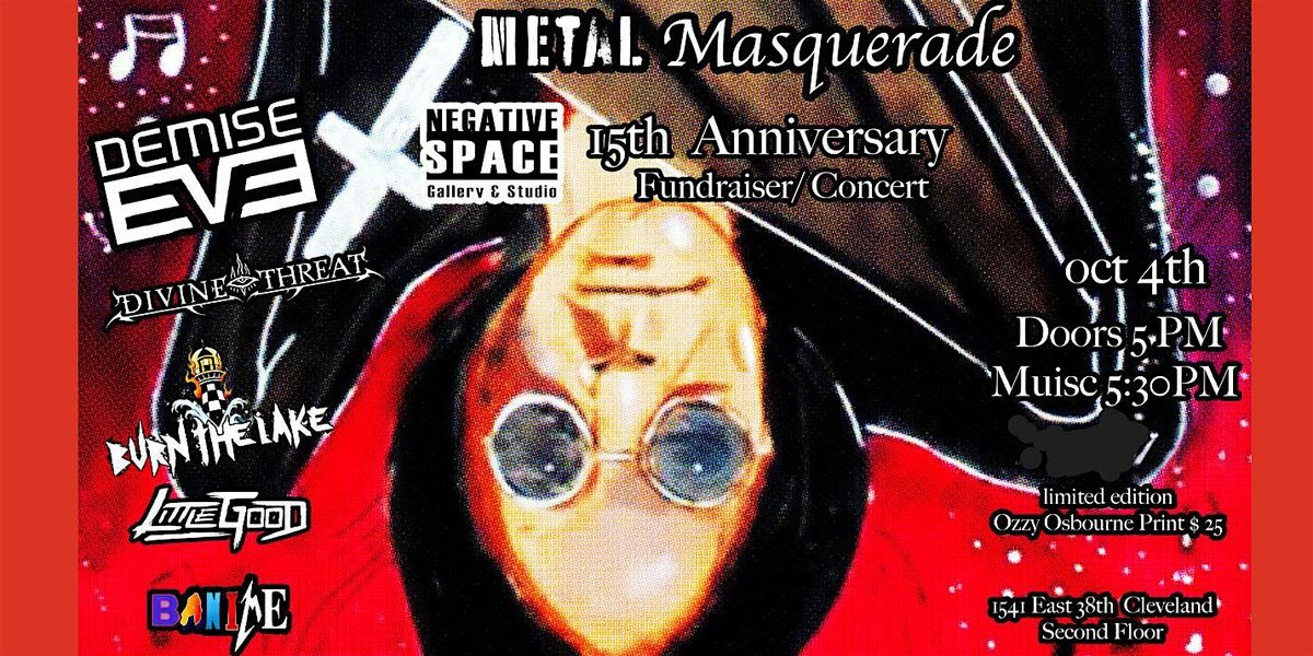 Metal Masquerade - 15th Anniversary Concert & Fundraiser