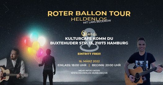 "Roter Ballon Tour" - mit "Heldenlos" und "Lars Begerow"