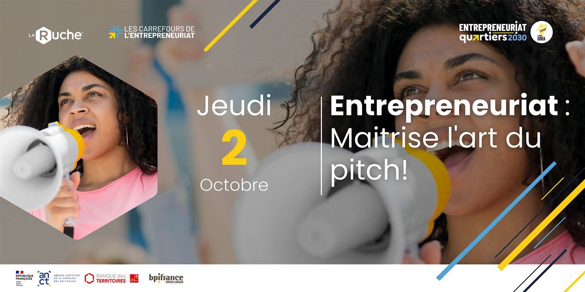 Entrepreneuriat : maitrise l'art du pitch!