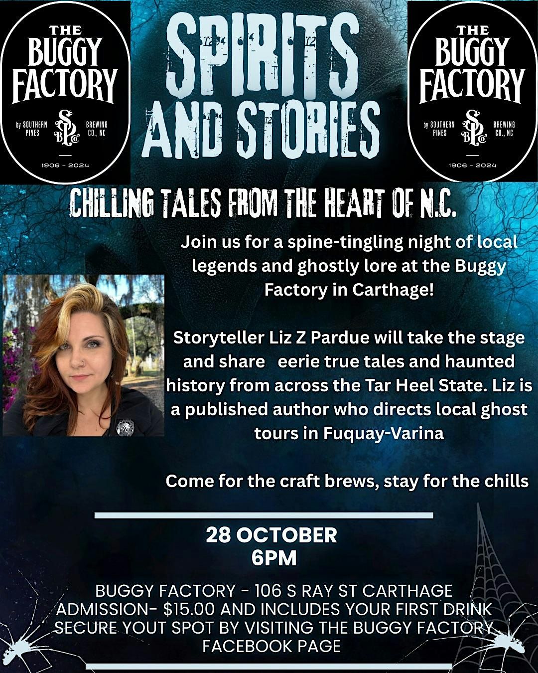 Spirits and Stories Author Event