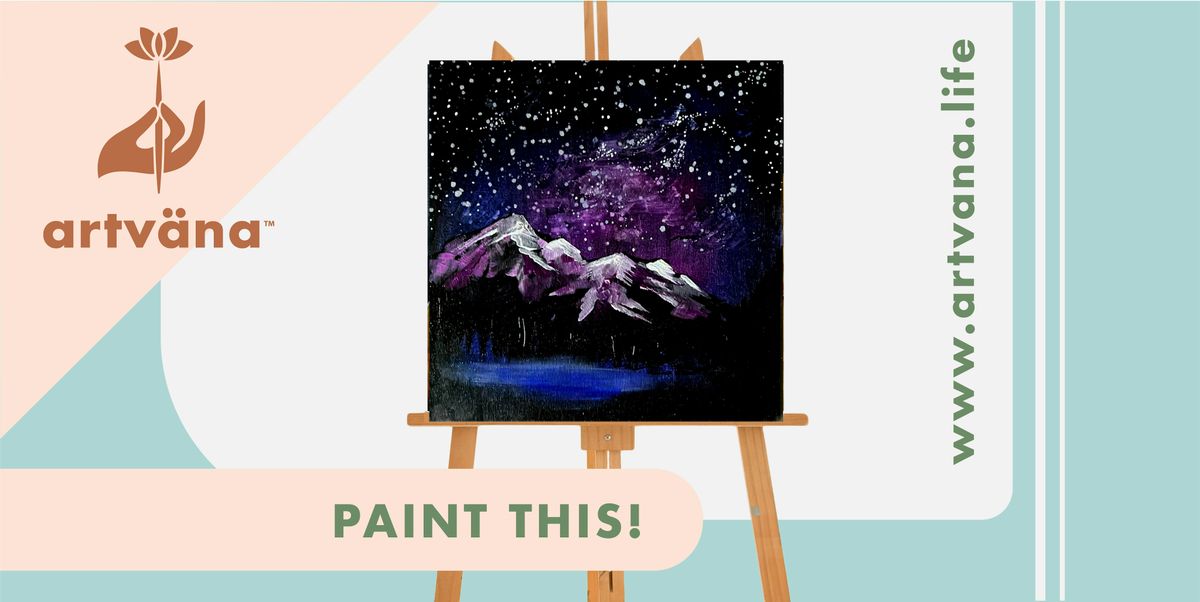 Artvana Paint and Sip art class at Iron Goat Brewing Spokane!