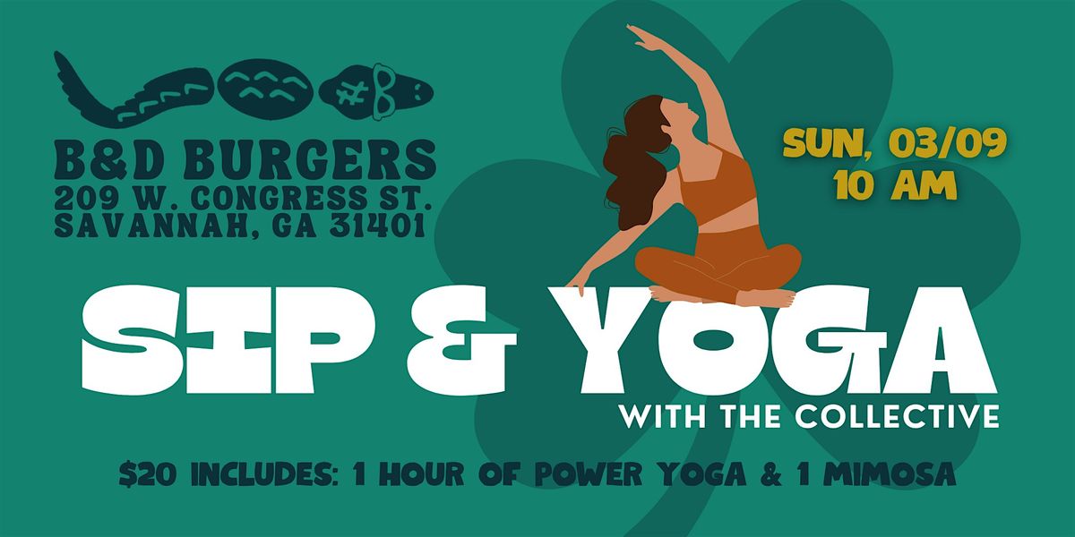 Shamrock Sip & Yoga @ B&D Burgers