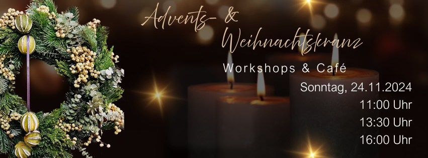 Advents- & Weihnachtskranz Workshop Lille Caf\u00e9