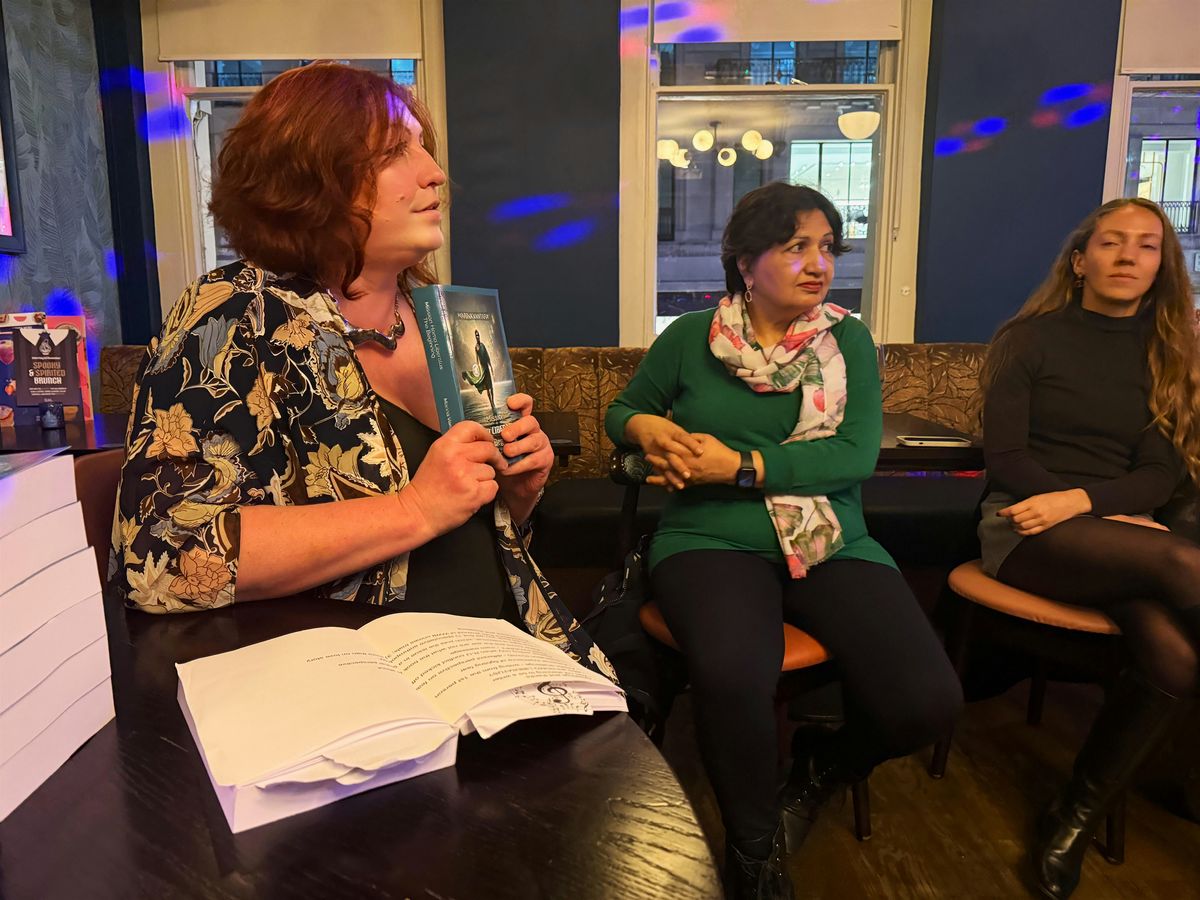 Book signing & Author process Q&A, media networking & pitch event.