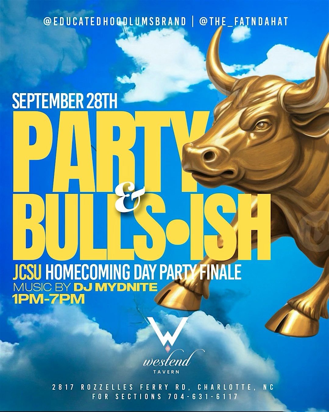 Party and Bulls-ish: JCSU Homecoming Day Party