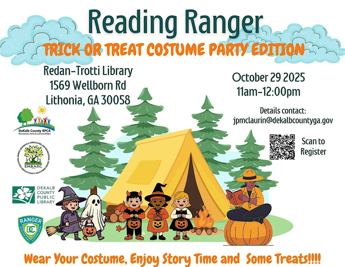 Reading Ranger Trick or Treat Costume Party Edition