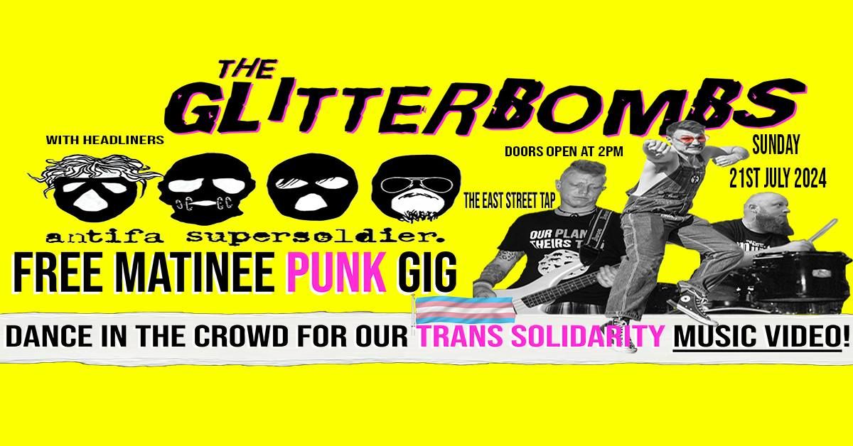 Antifa Supersoldier\ud83d\udd3b+ The Glitterbombs \ud83e\udea9\ud83d\udca5 \/\/ LGB (with the TNB) music video @ The East Street Tap