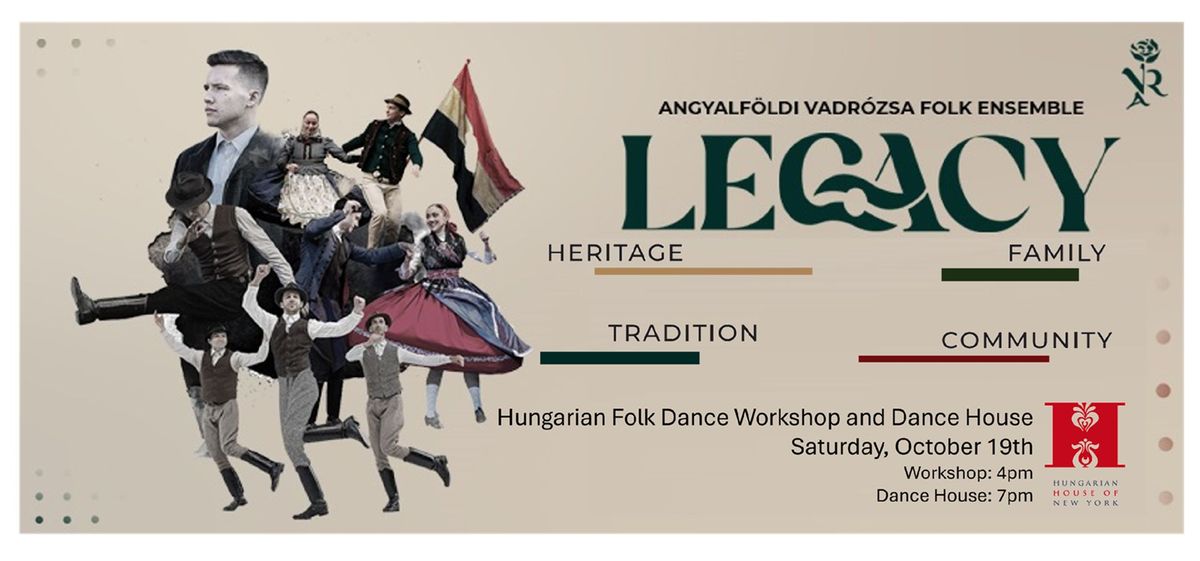 Vadr\u00f3zsa Hungarian Folk Dance Ensemble Workshop and Dance House