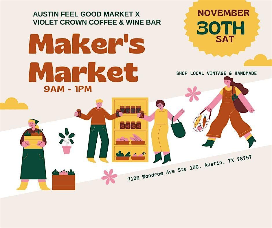 Austinfeelgoodmarket At Violet Crown Coffee & Wine