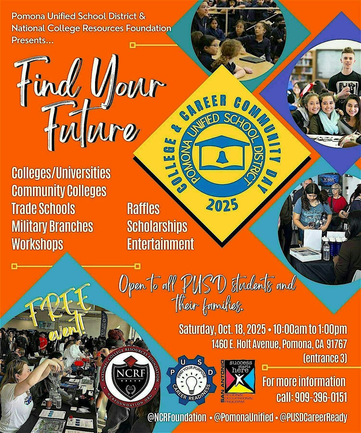 NCRF Presents Pomona USD College & Career Community Day
