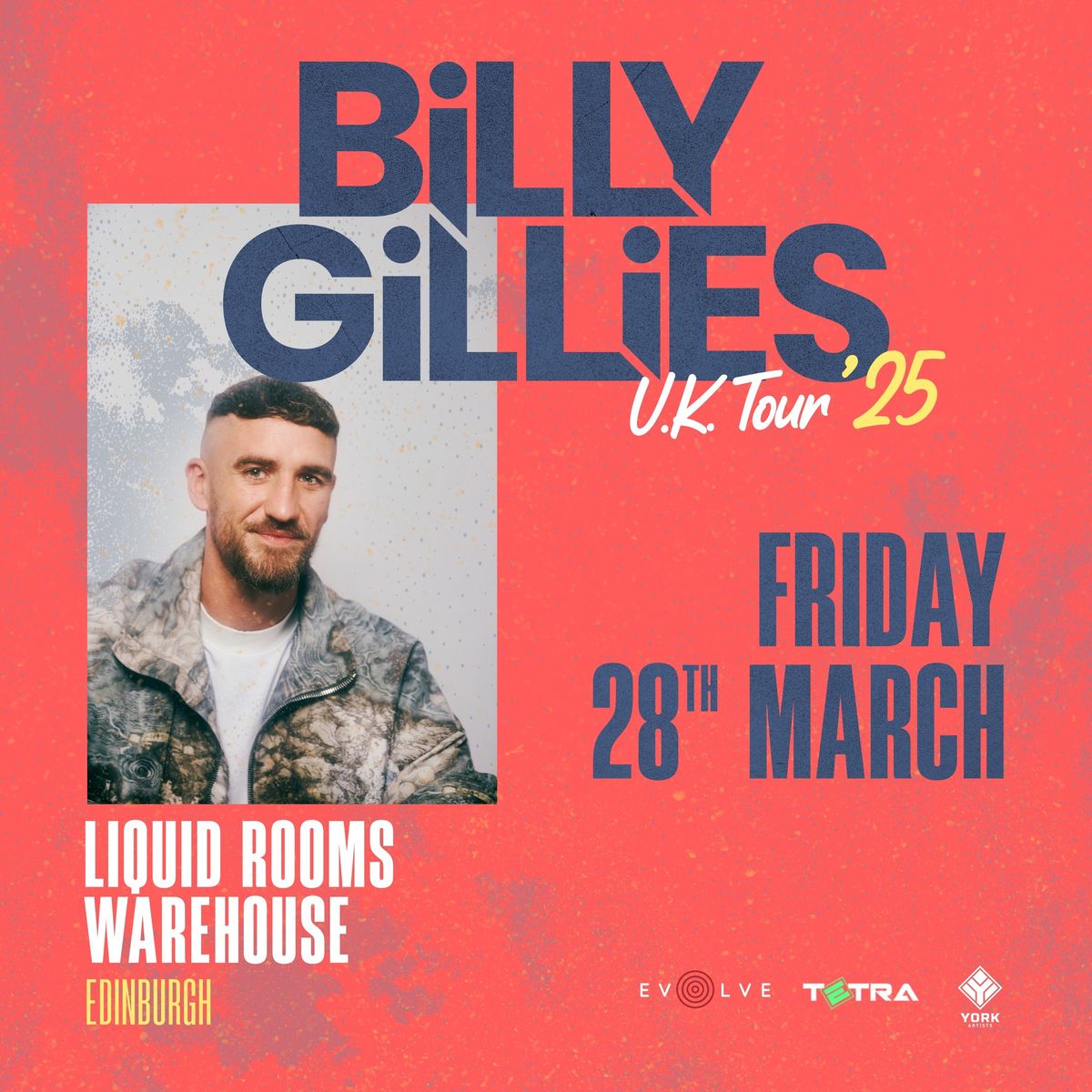 Billy Gillies UK Tour - Edinburgh