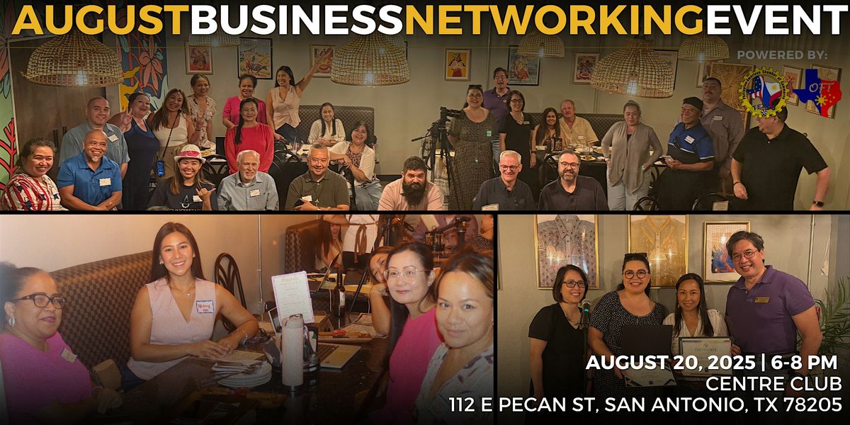 August Business Networking Event